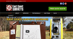 Desktop Screenshot of eastcoastsurveys.com.au