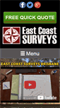 Mobile Screenshot of eastcoastsurveys.com.au