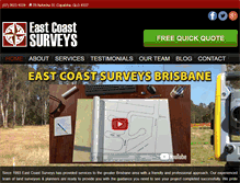 Tablet Screenshot of eastcoastsurveys.com.au